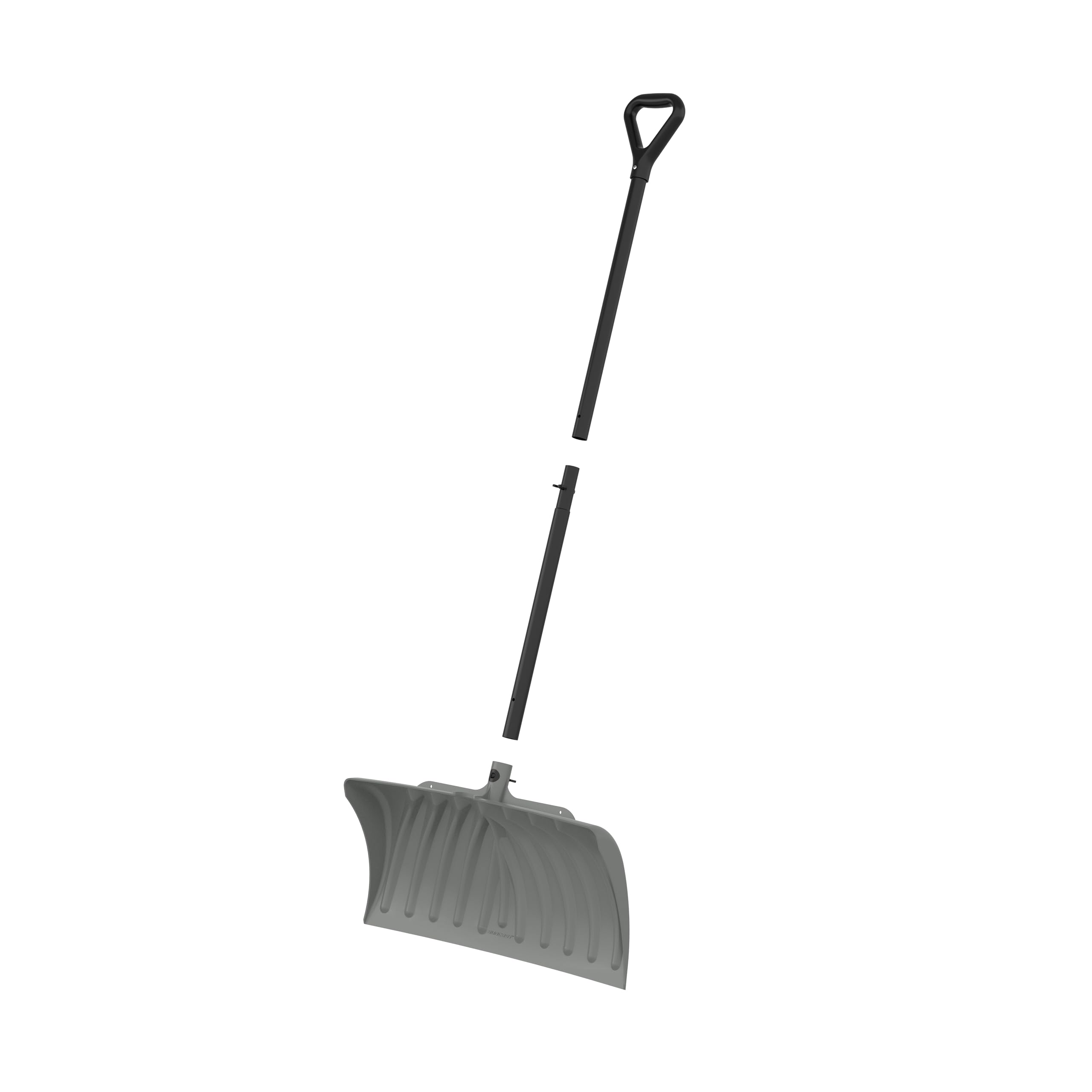 Suncast 27” Steel Core Snow Pusher with Curved Blade, D-Grip Handle, Steel Shaft, Heavy-Duty Snow Removal Tool for Effortless Clearing - Image 5