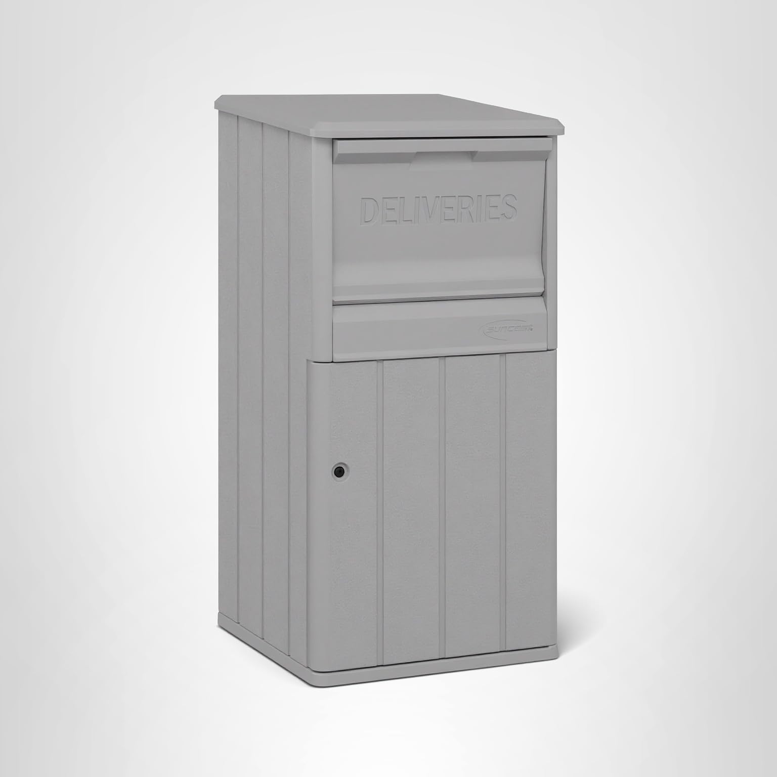 Suncast 33.5-Gallon Capacity Package Delivery Box, Parcel Drop Box with Lock, Weather Resistant Outdoor Storage Solution for Secure Package Deliveries, Made in USA - Image 10