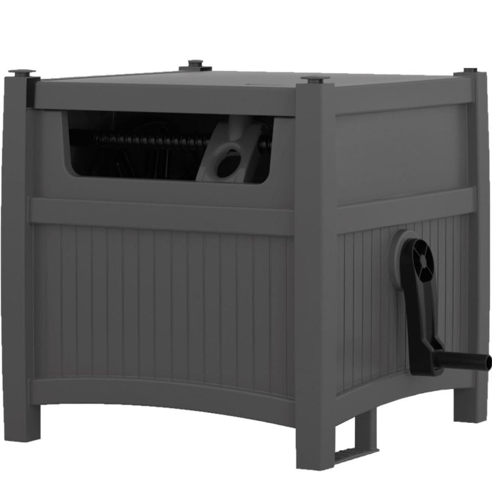 Suncast Smart Trak 225 ft. Gray Retractable Free Standing Hideaway Hose Reel - Image 8